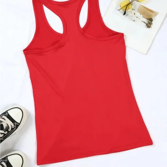 Red Graphic Tank Top Size XL New - Picture 2 of 6
